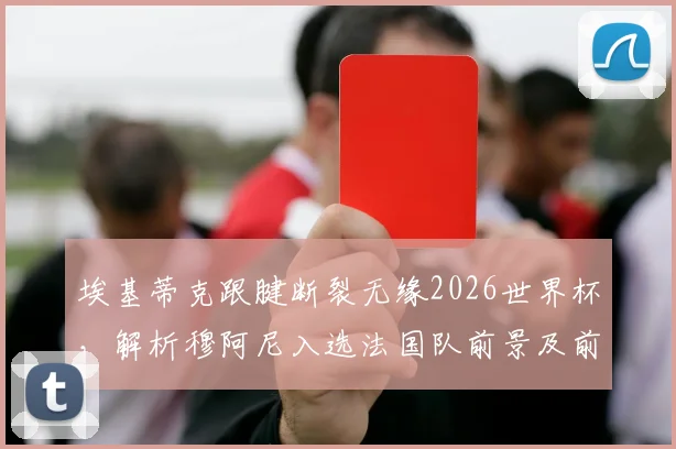 埃基蒂克跟腱断裂无缘2026世界杯，解析穆阿尼入选法国队前景及前锋线备选方案