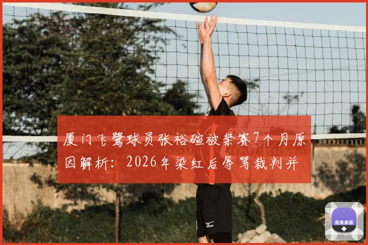 厦门飞鹭球员张裕碹被禁赛7个月原因解析:2026年染红后辱骂裁判并脚踹设施,赛场纪律引深思