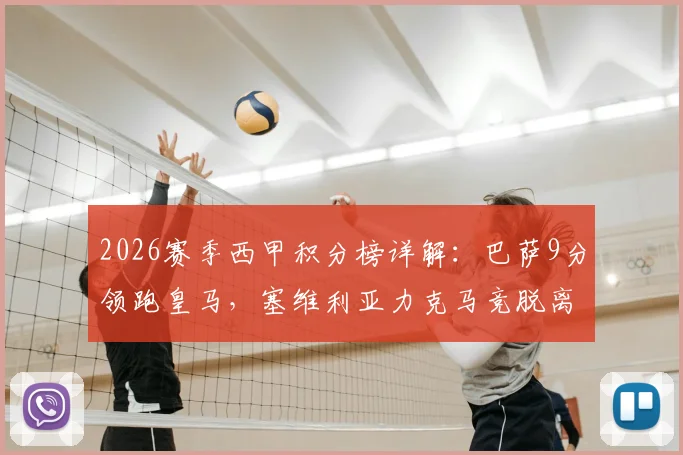 2026赛季西甲积分榜详解：巴萨9分领跑皇马，塞维利亚力克马竞脱离降级泥潭